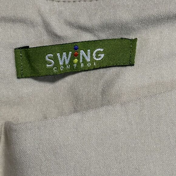 SWING CONTROL Capri Stretch Khaki Golf Pants Women's Size 4 - Picture 2 of 4